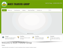 Tablet Screenshot of multitransfergroup.com